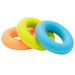 Silicone Hand Exerciser Resistance Ring showing the 3 available colours