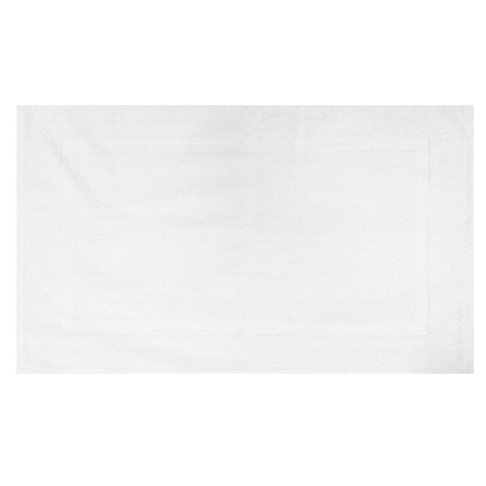 Standard Bath mat laid out flat white 200 x 30