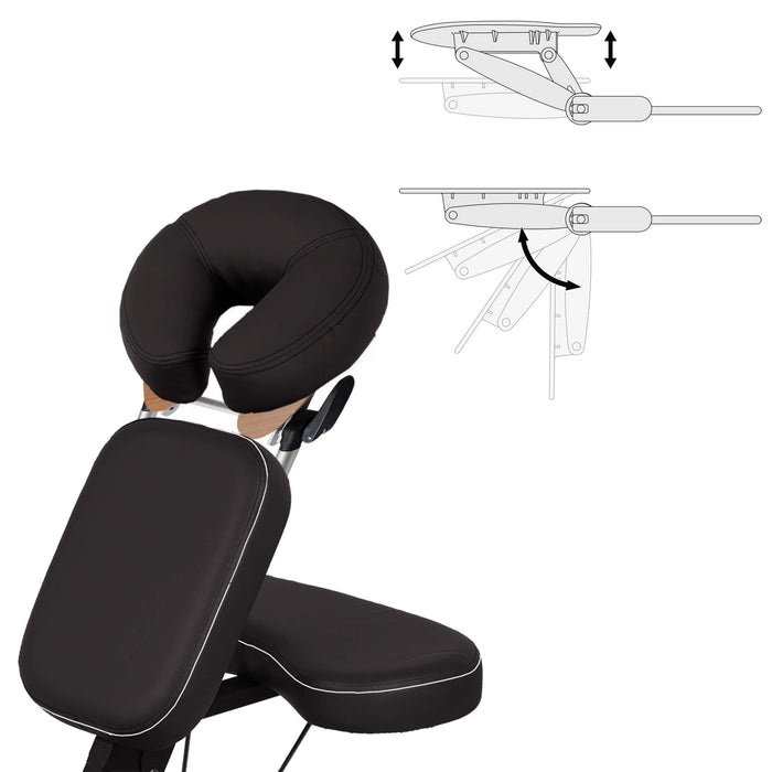 Earthlite Stronglite MicroLite Portable Massage Chair adjustable headrest