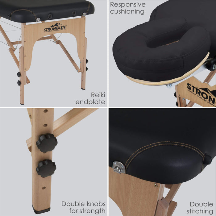 Stronglite Olympia Portable Massage Table Features