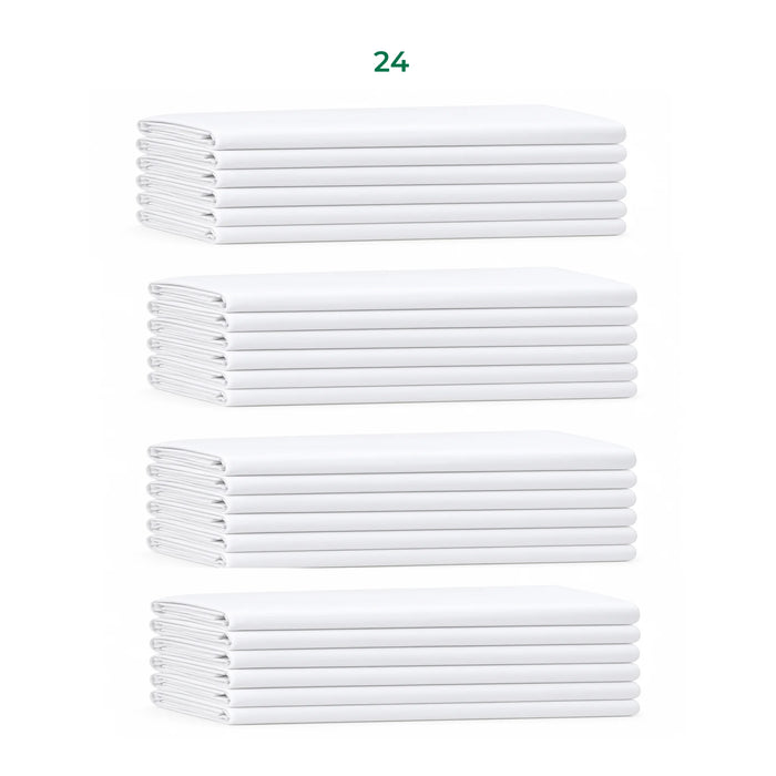 T200 Percale Flat Twin Bed Sheets 72x108