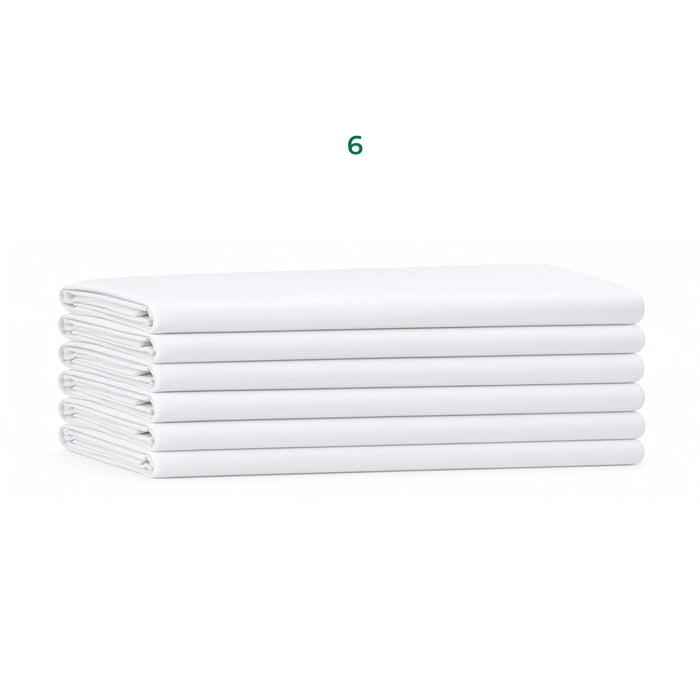 T200 Percale Flat Twin Bed Sheets 72x108
