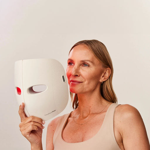 Woman with Thera Face Mask