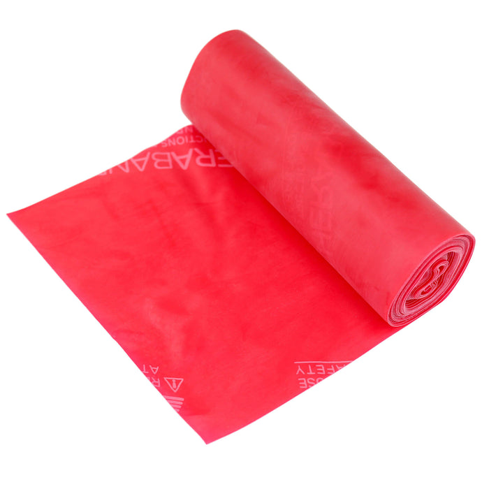 TheraBand Resistance Band Red Level 3 partly rolled out