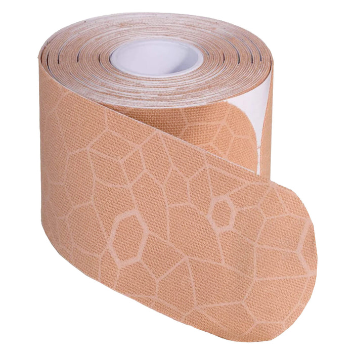 Theraband Kinesiology Tape Pre Cut Strips Beige and white