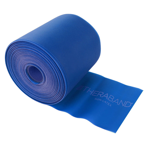 THERABAND 青 Theraband Latex Free Bands | 25 Yards & 4 Levels Available | Body Best