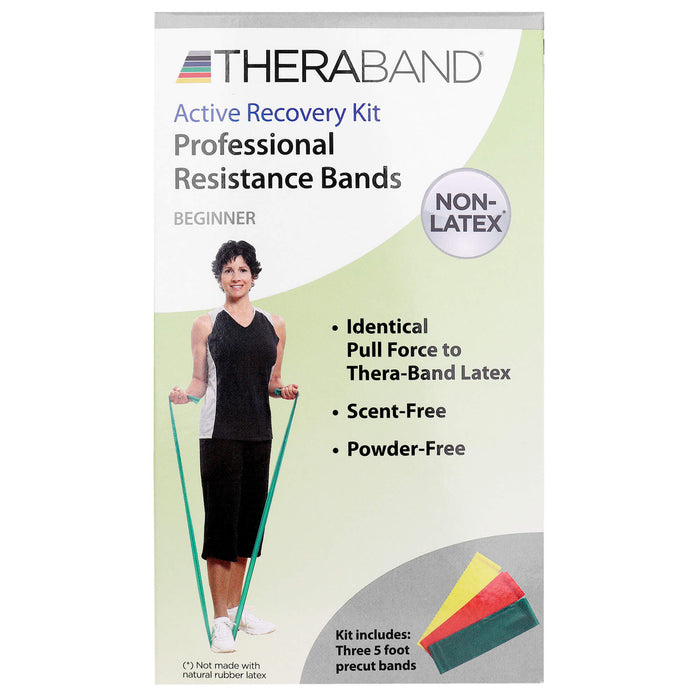 TheraBand Professional Pre-Cut Non-Latex Resistance Bands – LATEX FREE BAND-XX