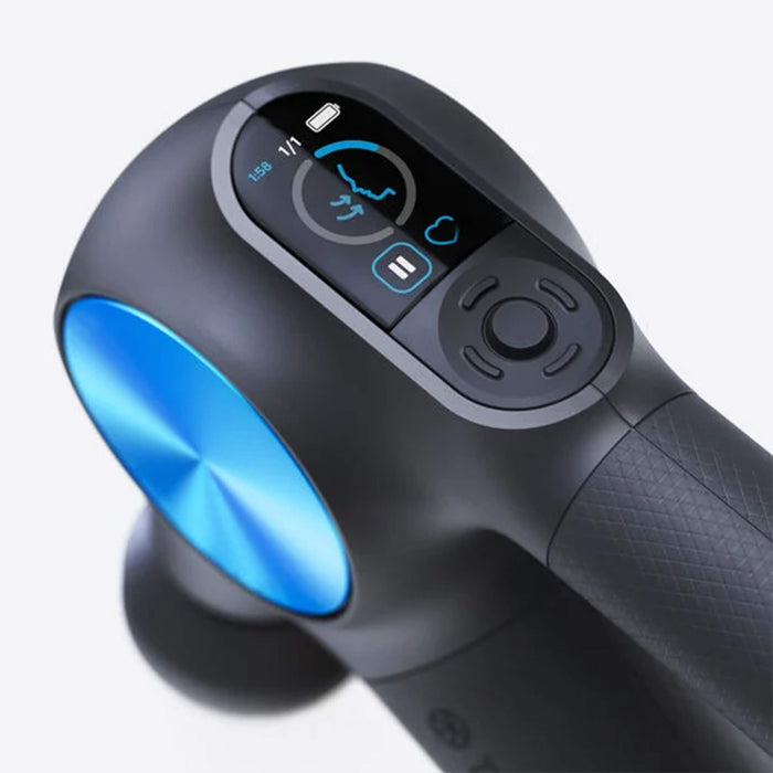 Theragun PRO Plus Percussive Therapy Massage Gun controls