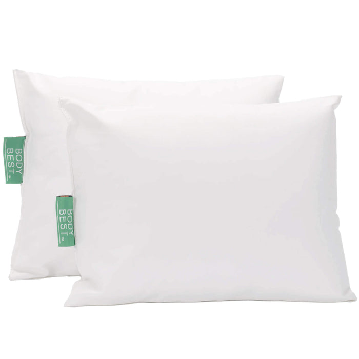 2 Vinyl Covered small clinic shoulder support pillows 9 x 12"
