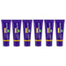 Six purple tubes of Anti-flamme Arnica cream 90g arranged in a row on a white background.