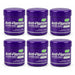 Six purple jars of Nature's Kiss Anti-Flamme 50% More Arnica Extra cream arranged in two rows of three on a white background.