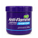 A purple plastic jar of Nature's Kiss Anti-Flamme Soothing Everyday Herbal Relief Crème 450g, featuring white and blue text on a clean white background.