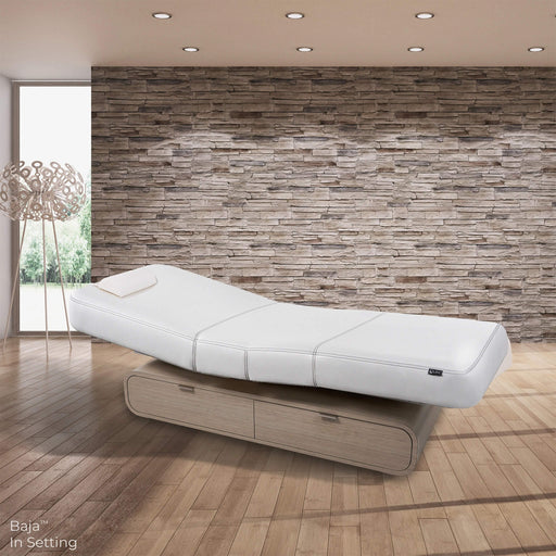 Baja Spa Table with Oval Base from Living Earth Craft