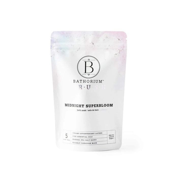 Bathorium Crush Bath Soak Midnight Superbloom 600g for five baths