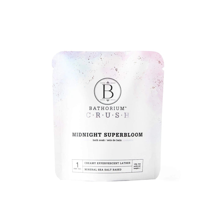 Bathorium Crush Bath Soak Midnight Superbloom 120g for one bath