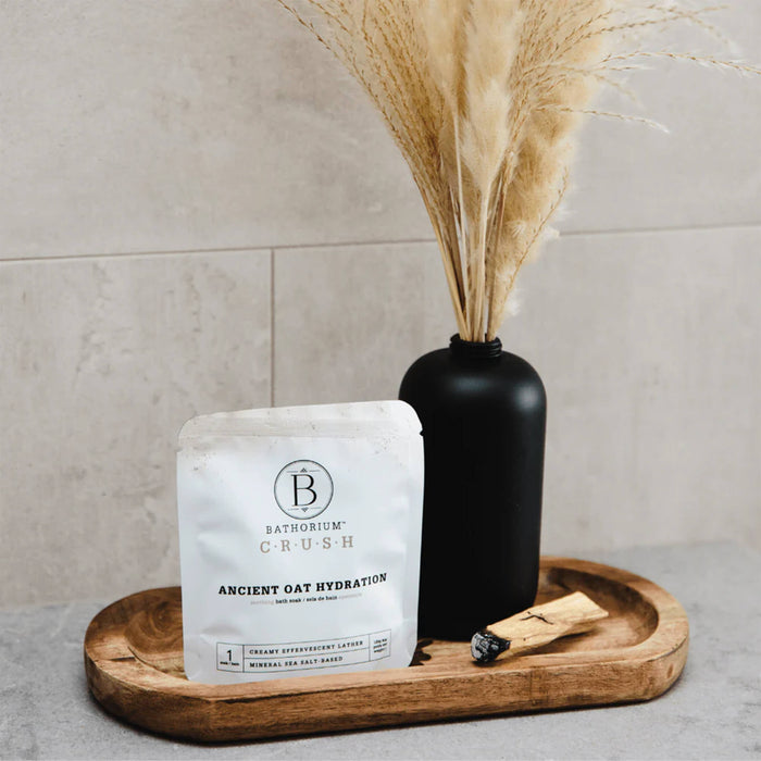 Bathorium Ancient Oat Hydration Crush Bath Soak one bath sample size