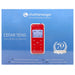 Red CEFAR TENS device on a blue Chattanooga branded background