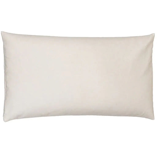 Beige pillow on a white background