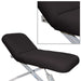 Bodybest black massage table with adjustable headrest on a white background