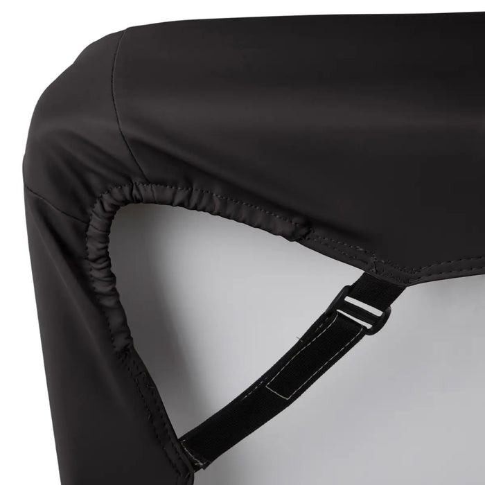 Bodybest black seat cover with a strap on a white background