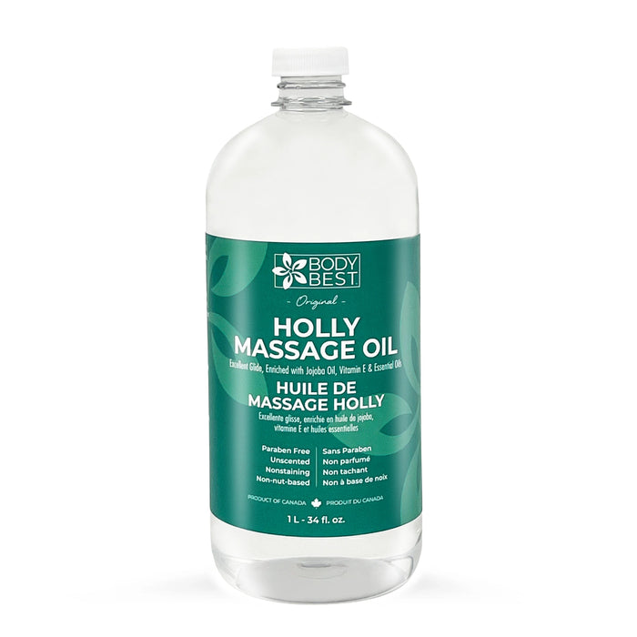 Bodybest Holly Oil of one litre against white background