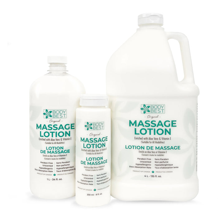 Professional Massage Lotion Canada | BodyBest Clinic Grade