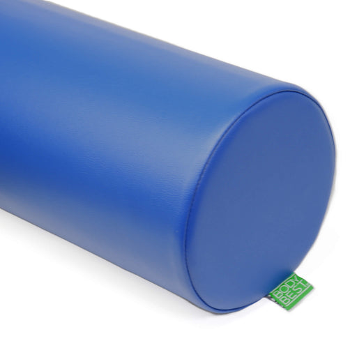BodyBest Royal Blue Vinyl Massage Table Bolster 8 inch round