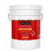 A 18.9 L (5 gallon) white plastic bucket of Bon Vital Muscle Therapy Massage Lotion with a red and gold label, set against a plain white background.