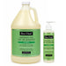 A large plastic jug and a smaller pump bottle of Bon Vital Natural Massage Gel, both with green and white labels, shown on a plain white background.