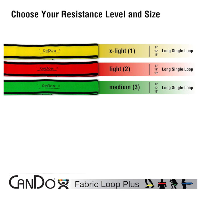 CanDo Fabric Resistance Loops Beginner set
