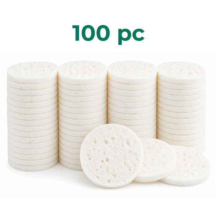 Cellucose Face Sponge 100pcs for multi purpose use
