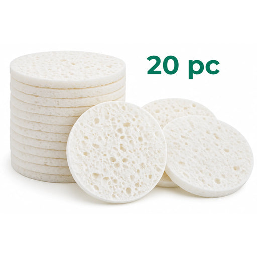 Cellulose Face Sponge 20pcs for multi purpose use