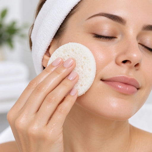 Cellulose face sponge for multi purpose use