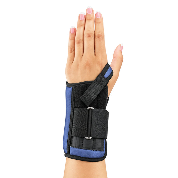 Cindy Wrist Support Brace designed for carpal tunnel syndrome in use on left hand