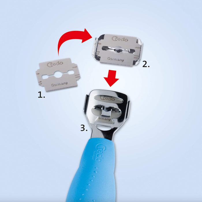 credo corn cutter blue with blade detail