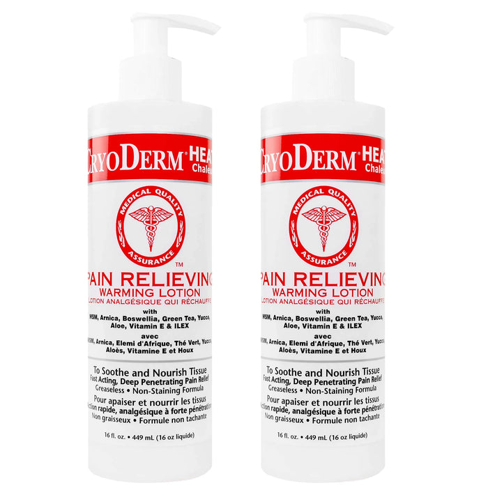 CryoDerm HEAT Warming Lotion 16oz