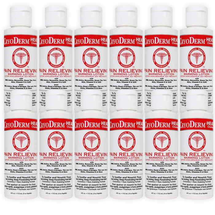 CryoDerm HEAT Warming Lotion 4oz