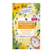 Dresdner Essenz Back and Shoulder regenerating bath salts sachet with arnica, pine needle, myrtle, and Epsom salt botanical design