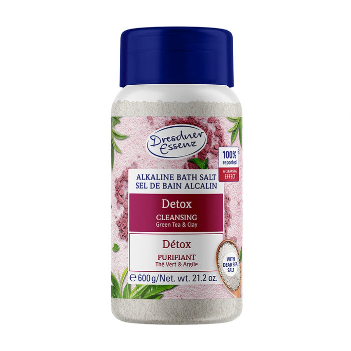 Dresdner Essenz Detox Cleansing Green Tea Clay Bath Salts 600g