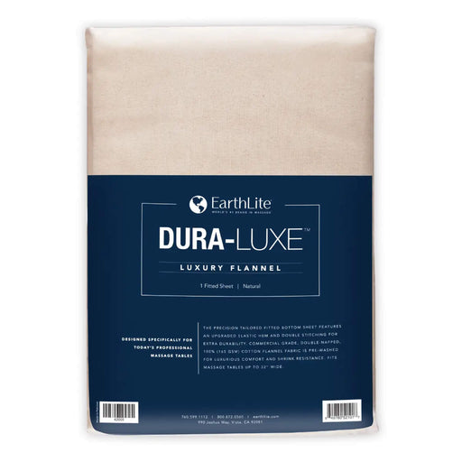 Earthlite Dura-Luxe Flannel Fitted Sheet Creme