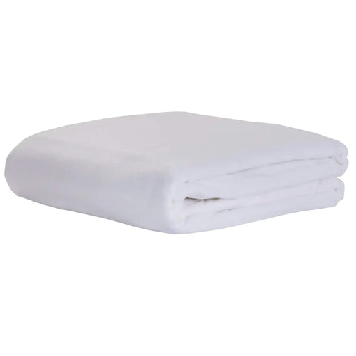 Earthlite DURA-LUXE™ Luxury Microfiber Flat Sheet White