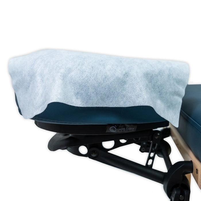 Earthlite flat disposable with a blue cover on a white background