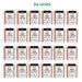 21 units of Epillyss chocolate lukewarm depilatory soft wax 591ml