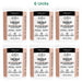 6 units of Epillyss chocolate lukewarm depilatory soft wax