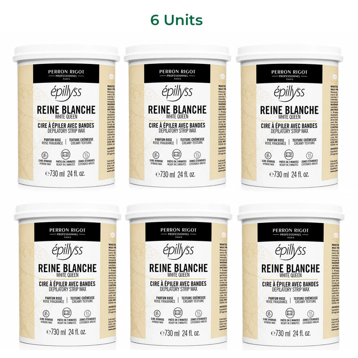 6 units of Epillyss Cocooning lukewarm depilatory gel wax 730ml 24oz 