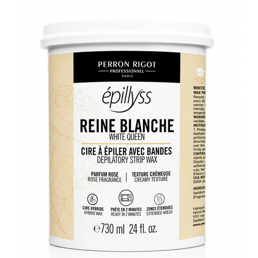 Epillyss White Queen Lukewarm Depilatory Gel Wax 24 oz 