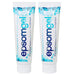Two tubes of  90ml Epsom gel on a white background