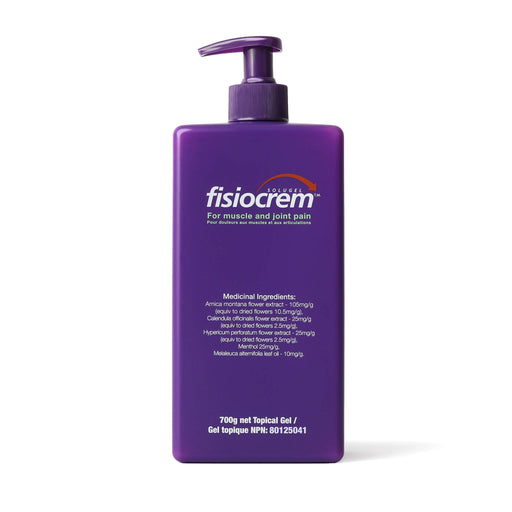 Fisiocrem Solugel 700 gram pump front view