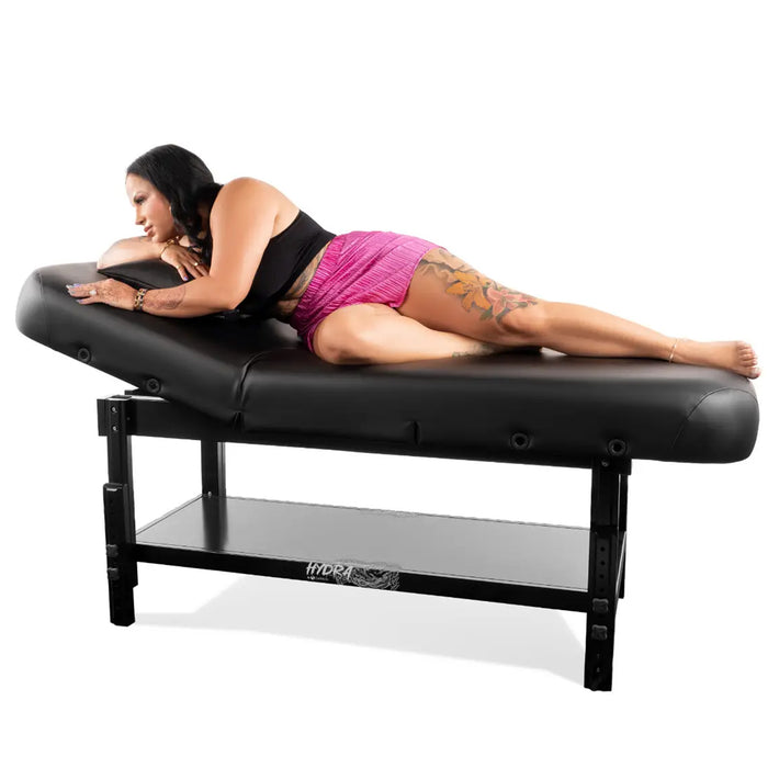 Earthlite Hydra Stationary Tattoo Table with model