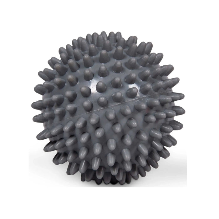 Gray spiky ball on a white background
